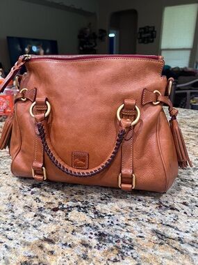 Dooney & Bourke Florentine Leather Satchel Handbag